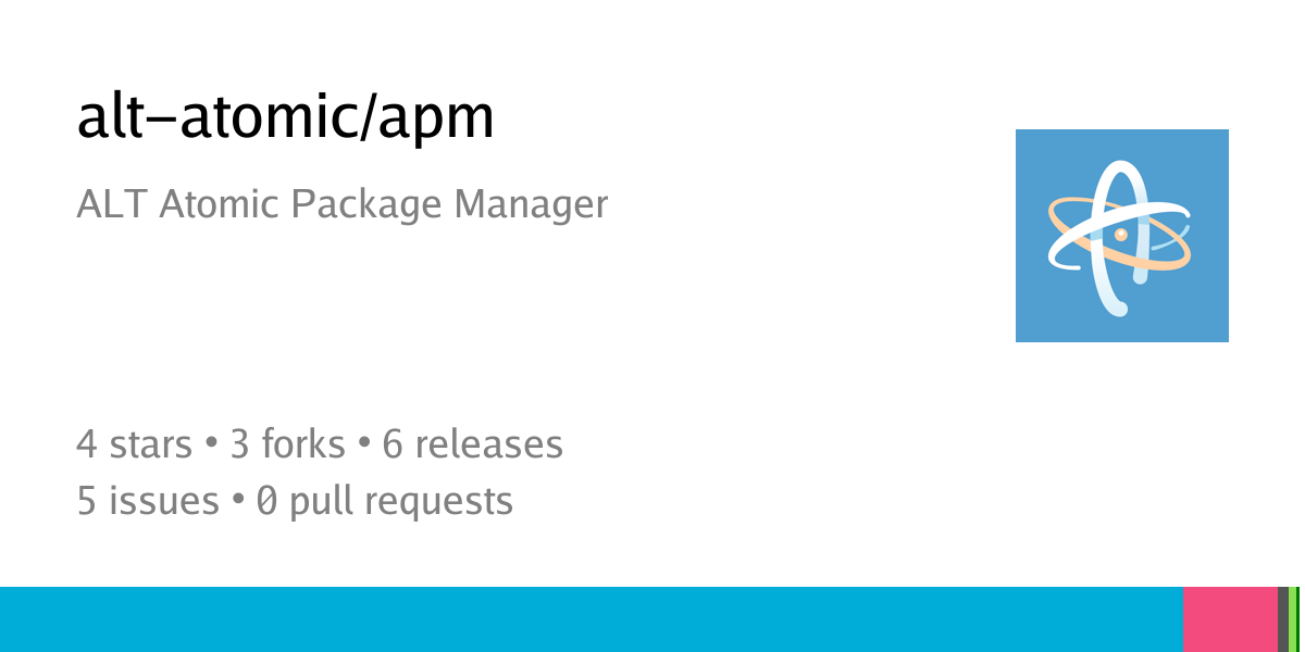 alt-atomic/apm: ALT Atomic Package Manager - ALT Linux Space ...